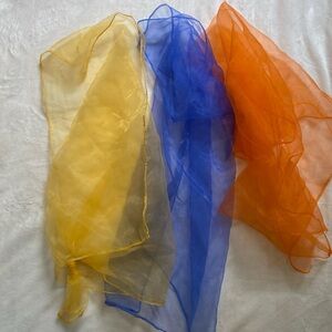 Colorful Sheer Scarves Set